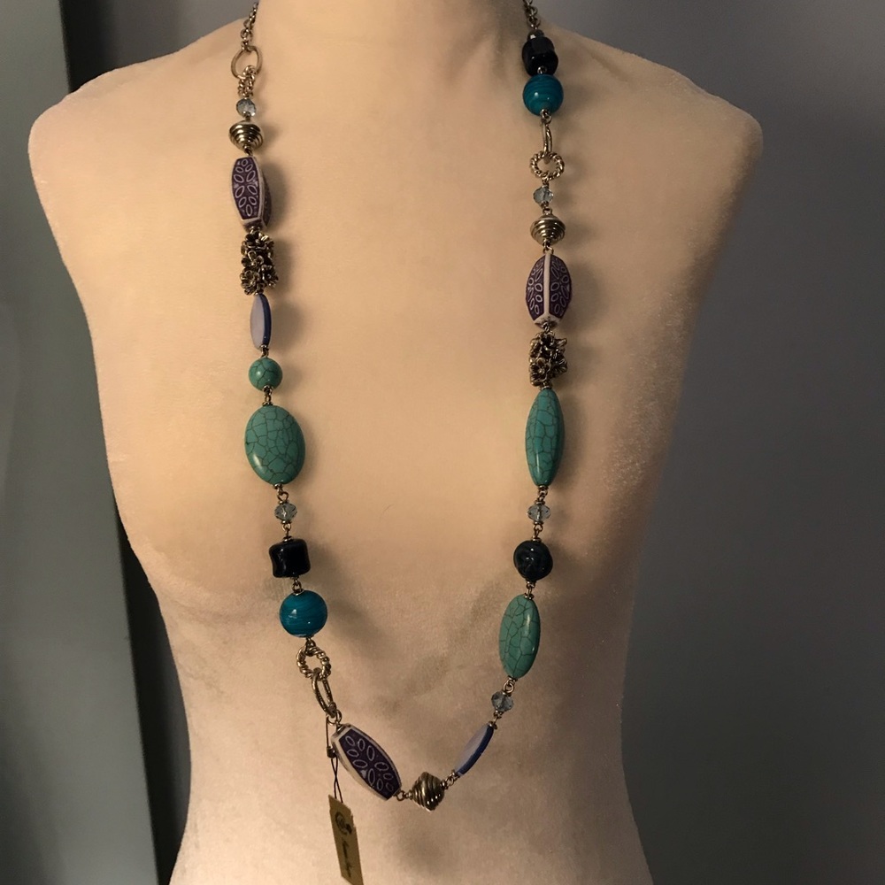 Premiere Designs Blue Lagoon turquoise & silver
